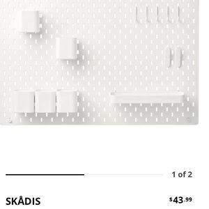 Ikea peg board accessories